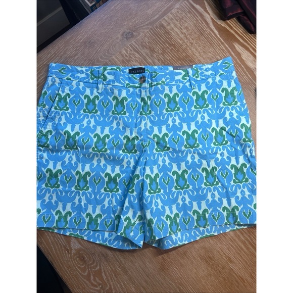Talbots Pants - TALBOTS Relaxed Chino‎ Shorts Paisley 14P Classic Preppy Traditional Spring 6"